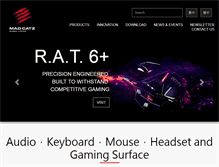 Tablet Screenshot of madcatz.com